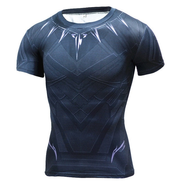 3D Printed T-Shirts Fitness Men