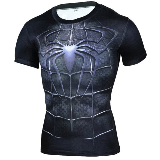 3D Printed T-Shirts Fitness Men