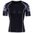 Splicing Sleeve Fitness Men Wolf Skull