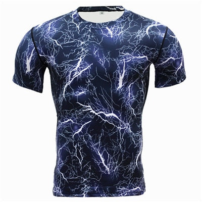 Base Layer Camouflage T-Shirt Fitness