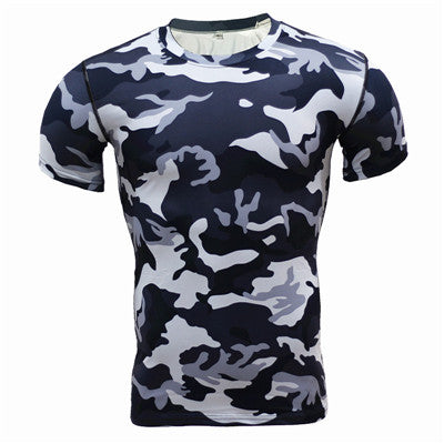 Base Layer Camouflage T-Shirt Fitness