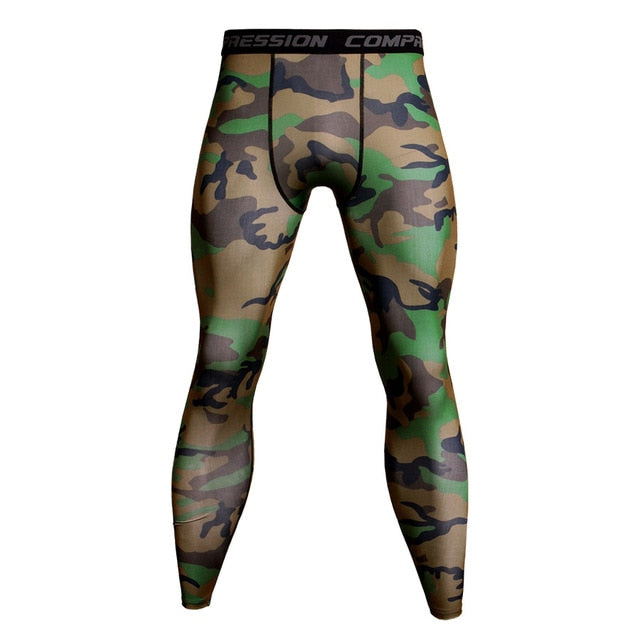 3D Printed Camouflage Joggers Leggings Men