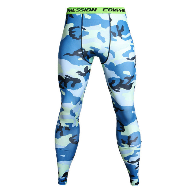 3D Printed Camouflage Joggers Leggings Men