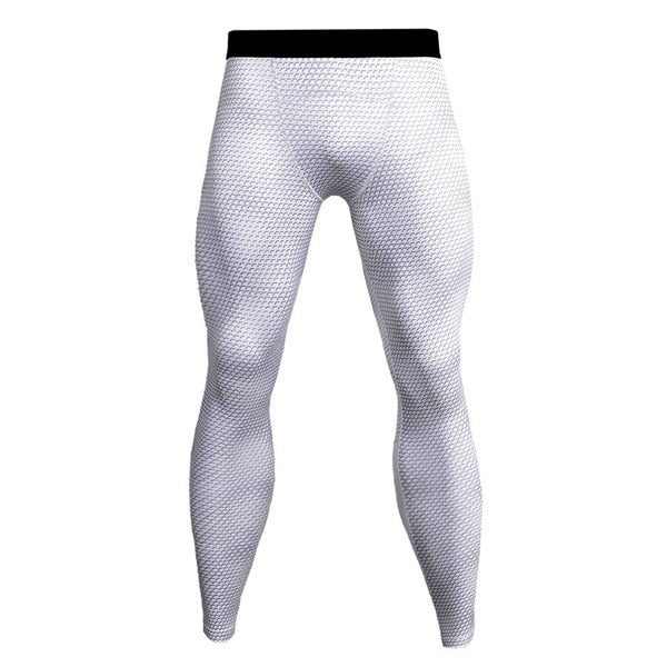 3D Crossfit Long Pants Compression Tights Men