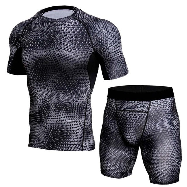 3D Camo Crossfit Suits Set