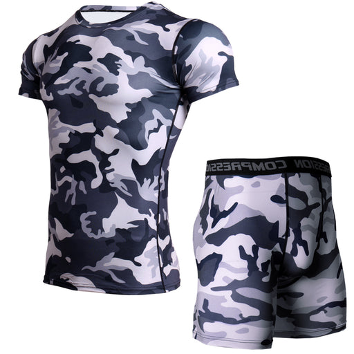Camouflage Fitness Compression Set