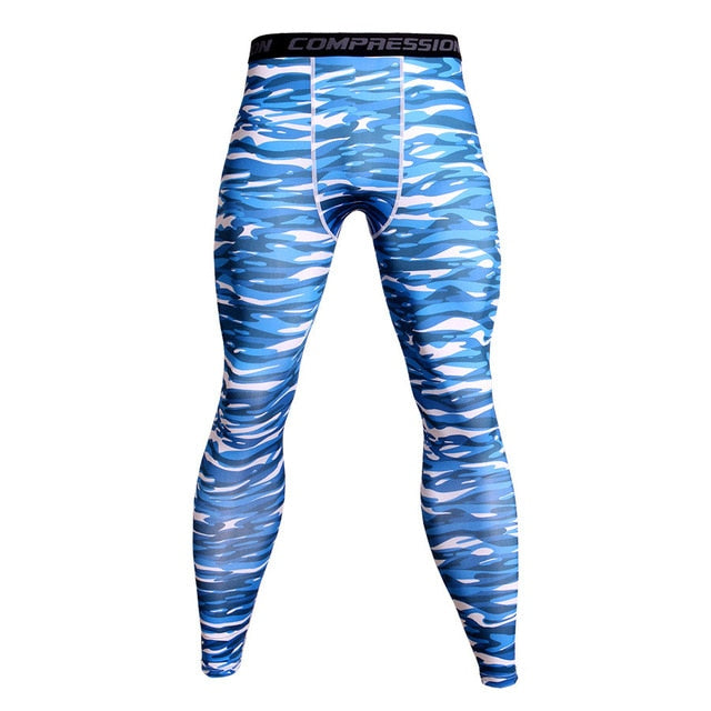 Camouflage Army Green Joggers Leggings Men