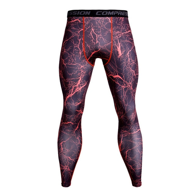 Camouflage Army Green Joggers Leggings Men