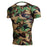 3D Printed Camo T-Shirts Men Fitness Compression
