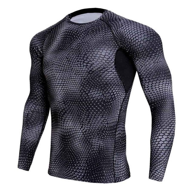 Sleeve Compression T-Shirt Men