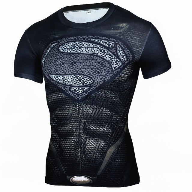 Black Panther Supermen 3D T-Shirt