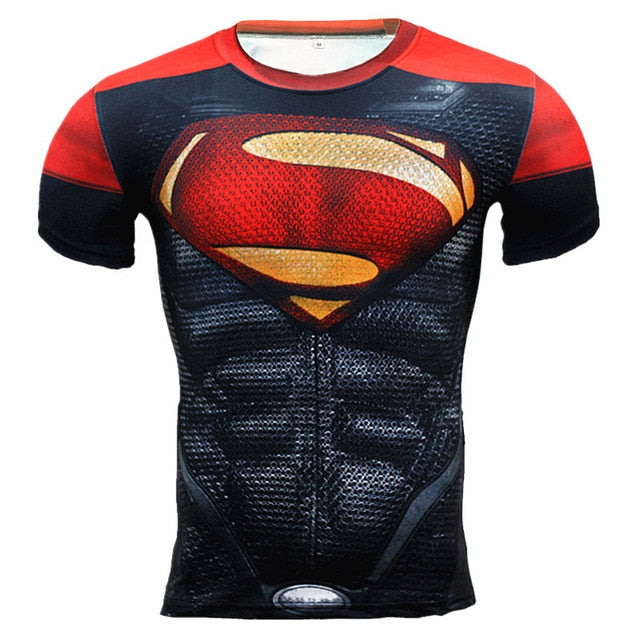 Black Panther Supermen 3D T-Shirt