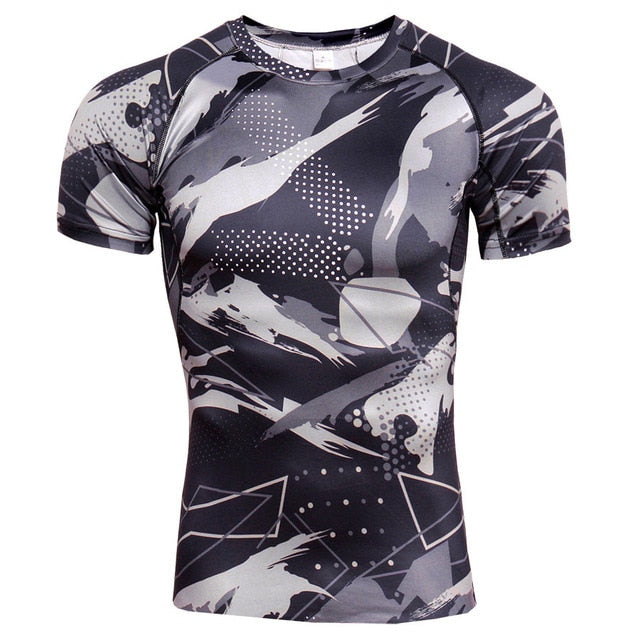 Camouflage 3D Printed T-Shirts