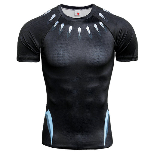 Black Panther 3D Compression Shirt Men