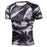 Bodybuilding Camouflage Black Compression T-Shirt