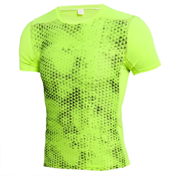 Bodybuilding Camouflage Black Compression T-Shirt